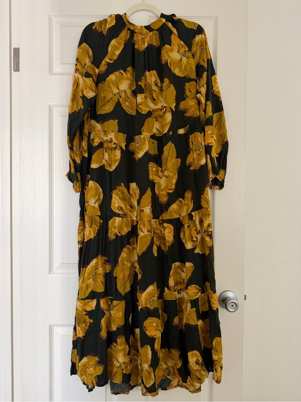 Fall Floral Midi Dress